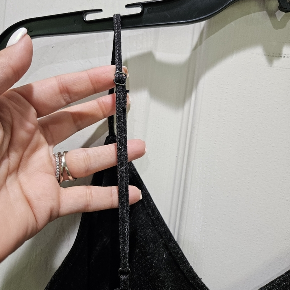 NWT Gap Slip Midi Dress XS Charcoal - Picture 5 of 11